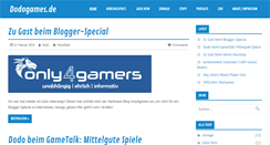 Desktop Screenshot of dodogames.de